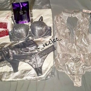 VS Dream Angels Demi Chantilly Lace Bra